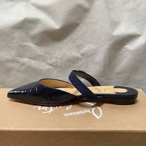 NIB CHRISTIAN LOUBOUTIN Choc Lock Flats, 36 - Picture 4 of 14